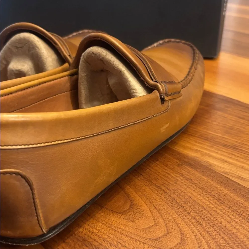 Allen Edmonds Super Sport Penney Leather Upper Loafer SlipOn Shoe Walnut Size 10